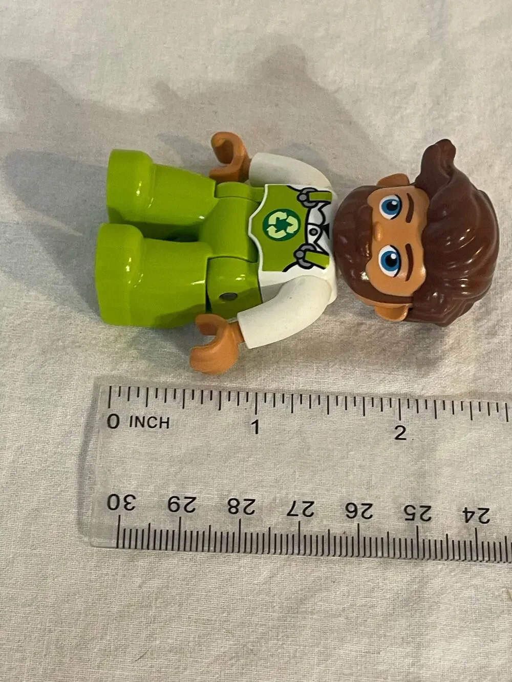 Lego Duplo recycle truck driver figure